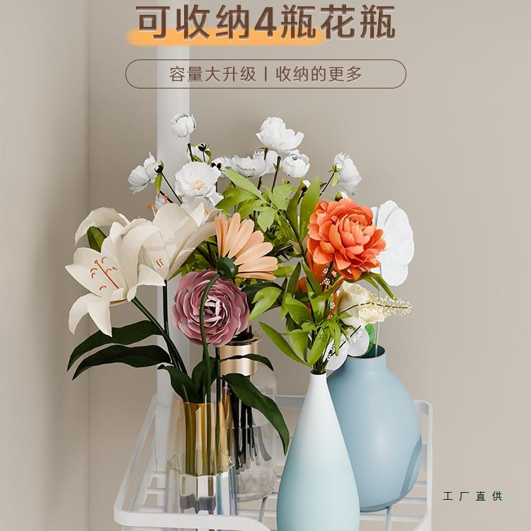 转角置物架客厅花架子落地式顶天立地氛围布置多肉花盆多层收纳