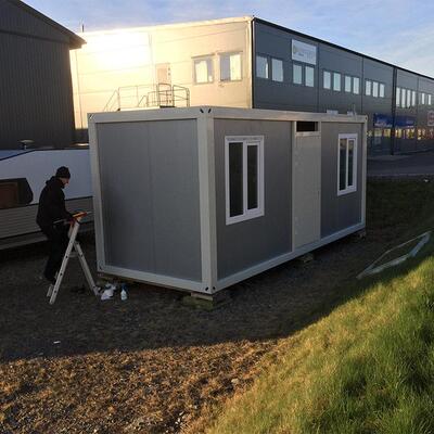 定制生产 移动集装箱房岗亭 集装箱式门卫值班室 收费集装箱房屋