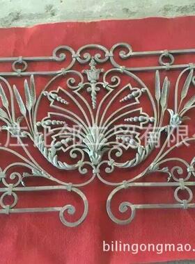 大门围栏栏杆扶手组合花盘装饰铁艺花叶、花盘系列