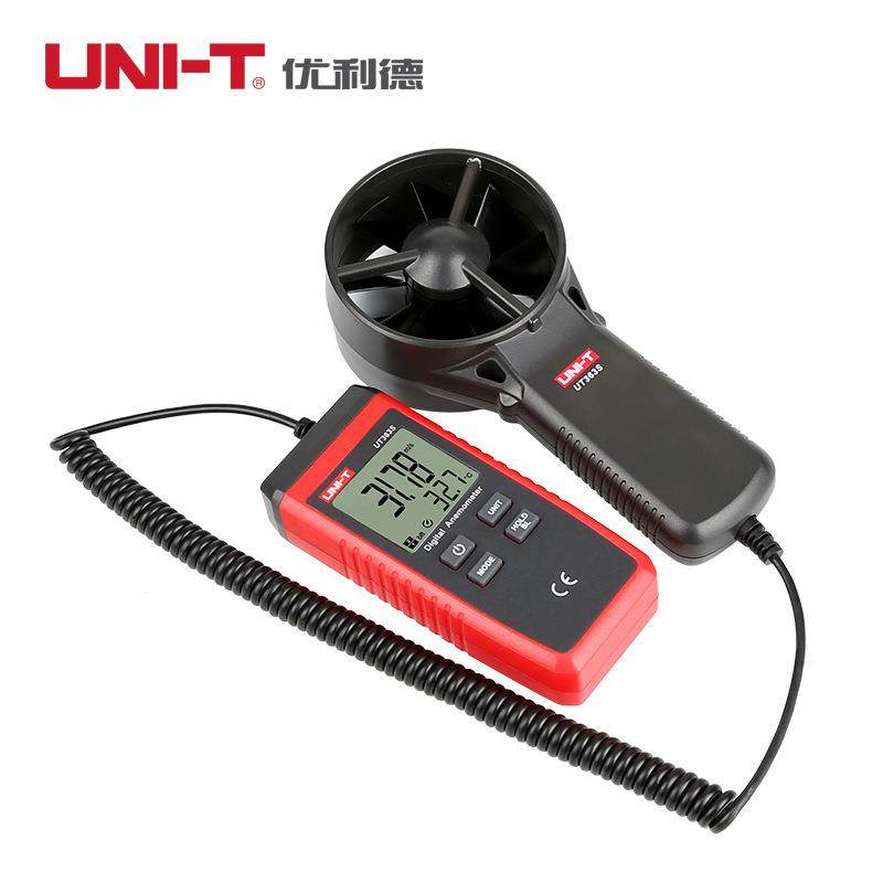 优利德UT363S分体式风速计风量风温度风力测风仪高精度数字风速表