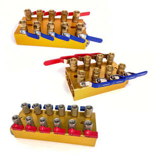 注塑机水排分流器分水排模具冷却水运水排分配器规格齐全厂家直销