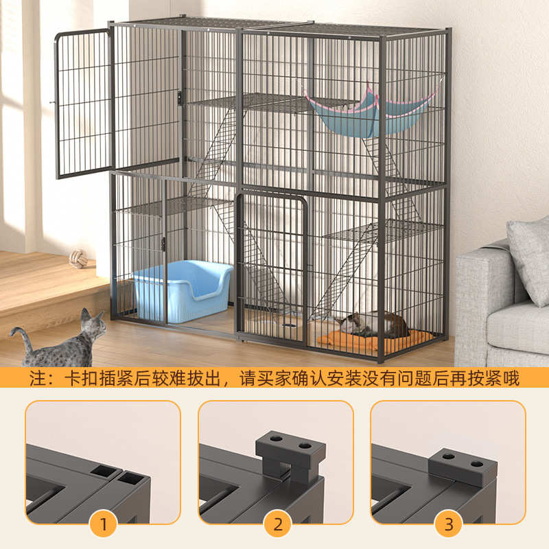 批发猫笼子猫别墅超大空间猫咪大号繁殖别墅家用猫窝猫舍繁育