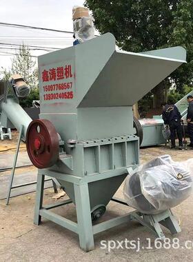 塑粉碎碎机水果筐料pe注塑多功能pp膜破ELL机家厂撕碎机再生单轴