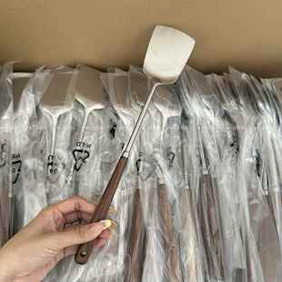 一诺厨房304不锈钢小锅铲迷你炒菜铲子家用厨房煎蛋铲短柄煎铲