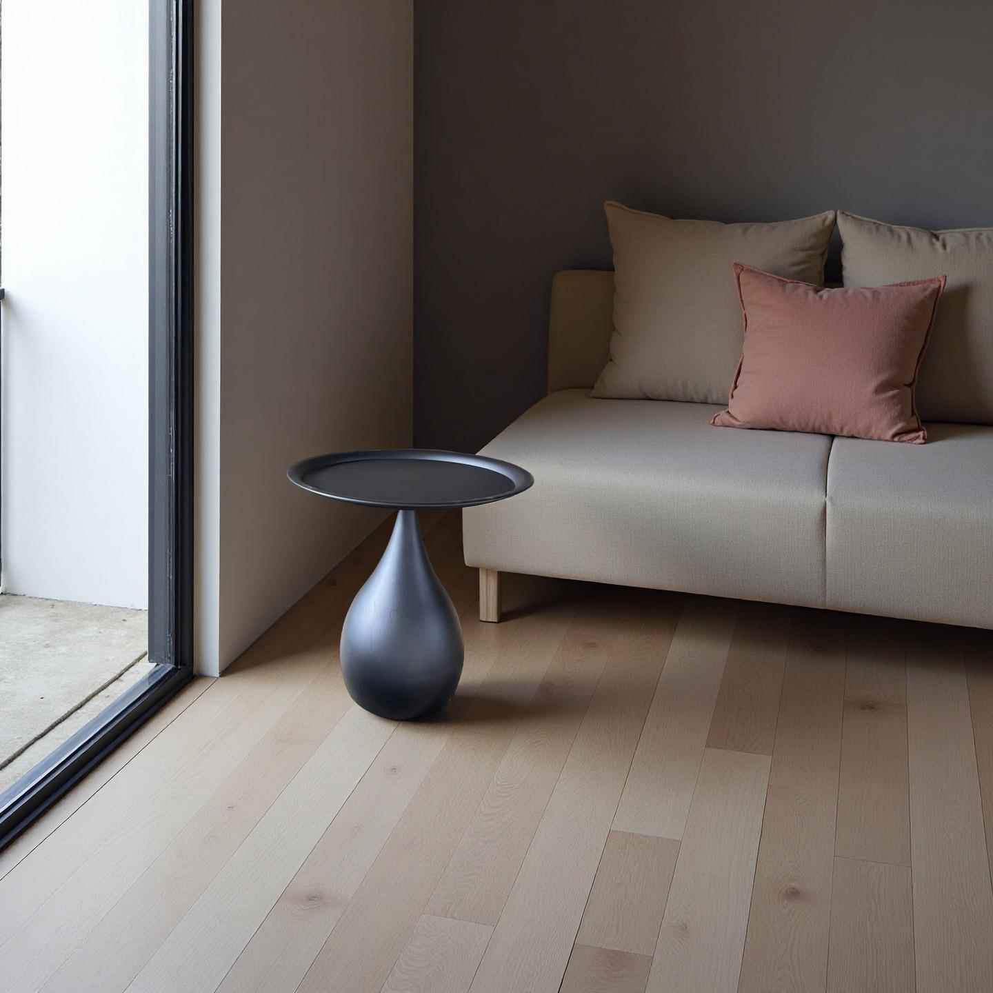 阳台铁艺茶几创意圆形小型床边桌子可移动沙发边几卧室迷你床头柜