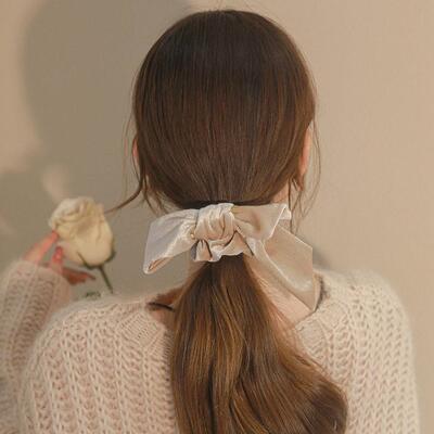 Hair Accessories Vintage French High-end Velvet Large Intest