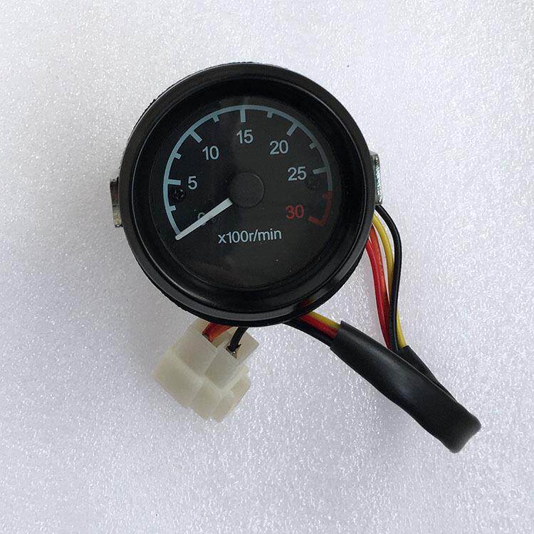 指针式转速表55mm0-3000圆形表头转24v130齿120齿110齿