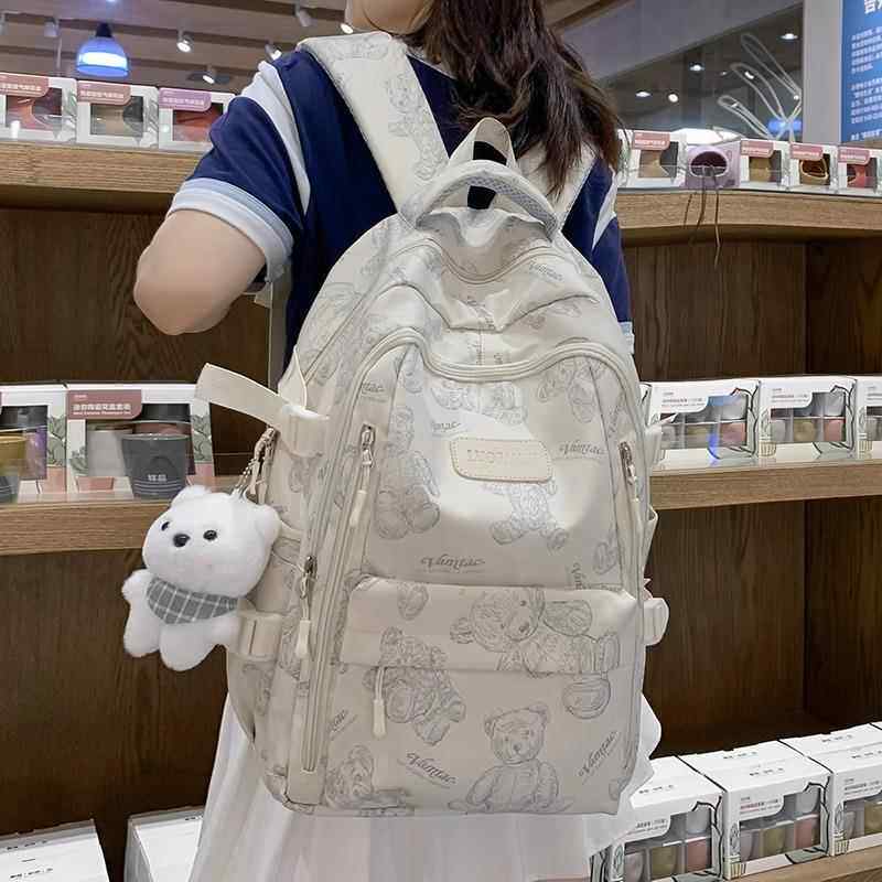 日本进口2025书包女初高中生卡通小学中学生背包大容量女生双肩包