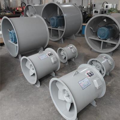 防爆故事排风机JSF-500 电机功率4kw11200m3/h 管道式轴流风机