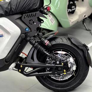 九号系列小牛电动车带灯前段新款后挡泥板瓦SP1通用后盾改装平叉