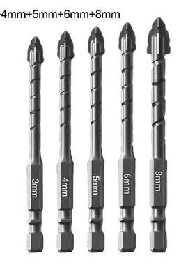Eccentric Drill Bit Set of 5 Perfect for Drilling Glass
