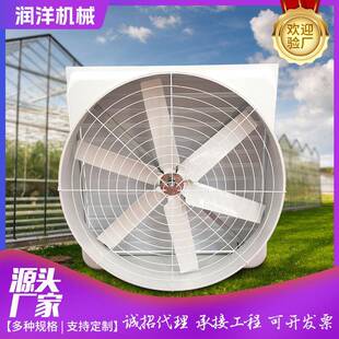 工业车间379驱厂房用风扇养殖抽风排机百叶窗换气直玻璃钢负压扇