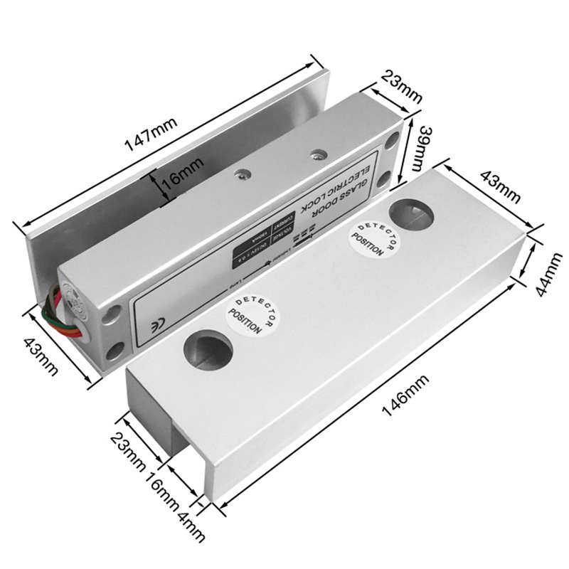 无框玻璃门锁 门禁电插锁 上下无框玻璃门锁铝合金 5线电子锁延时,基础建材,家具锁/抽屉锁/柜门锁,淘宝优惠券,粉丝福利购,淘宝优惠卷