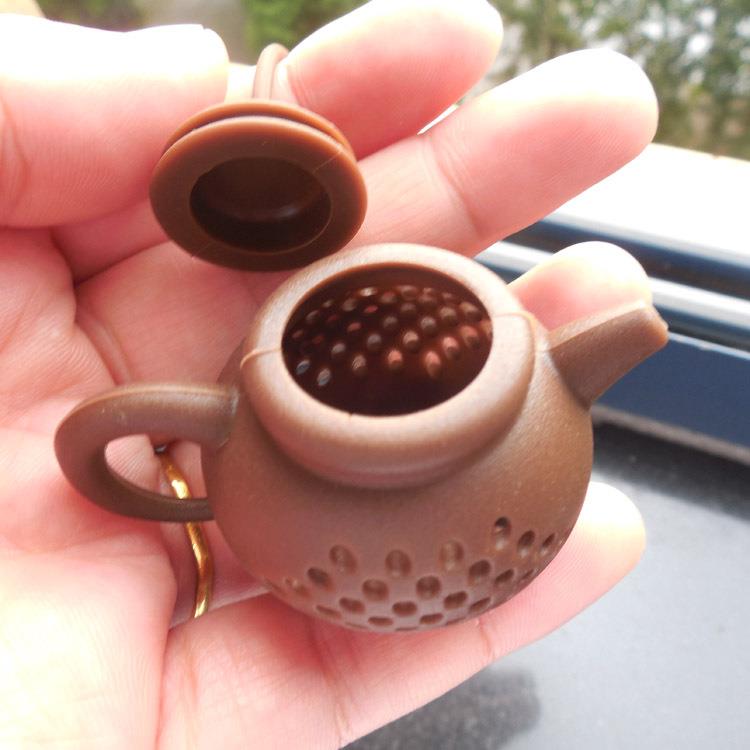 现货硅胶泡茶器小茶壶4*6茶叶过滤器具红茶杯泡茶器茶叶过滤器