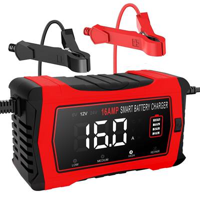 16A汽车电瓶充电器6V12V24V充电器AGM电池充电器