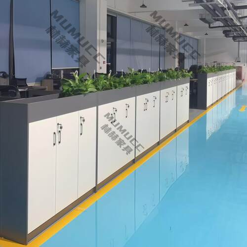 花槽柜边柜文件柜矮柜办公室隔断柜资料置物储物柜花草柜家具木质