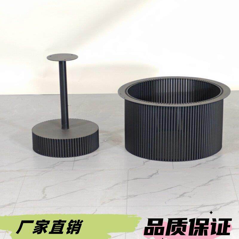铁艺组合碳素钢支架岩板支架大理石架子木板桌脚底座轻奢现代