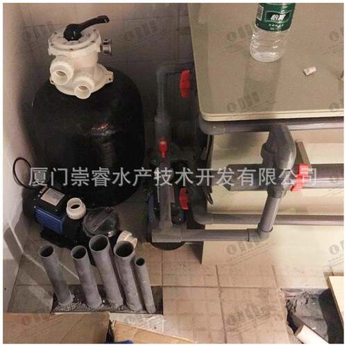 香港百佳超市海鲜售卖鱼类暂养平台小型循环水系统水产养殖设备