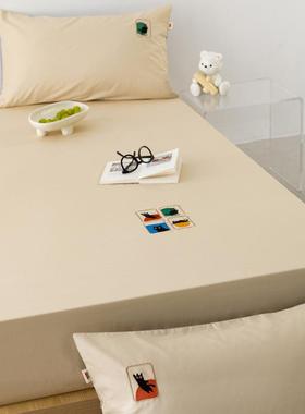 床笠儿四米通用学生宿棉舍床罩全人纯棉190500单件童1.2床季单三