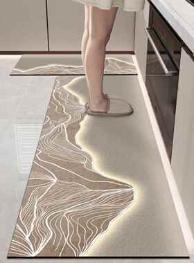 德国Kgl厨房地板垫硅藻泥吸收垫防滑吸油耐脏脚垫吸收家用免洗地