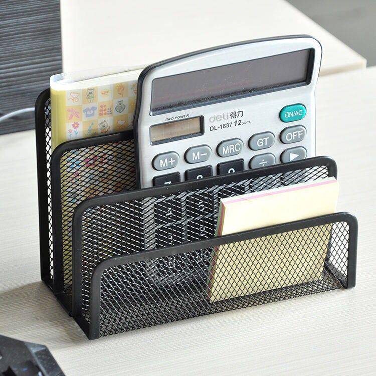 桌面文件座 金属书信格信笺架/分栏信封格/面文件栏/文件收纳架