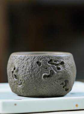 宜兴紫砂主人杯清灰段泥品茗杯小口杯茶碗配壶小杯子