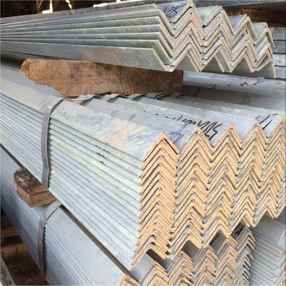 厂家直销 热镀锌工角钢 冲236孔加现货镀锌镀角钢 锌角钢