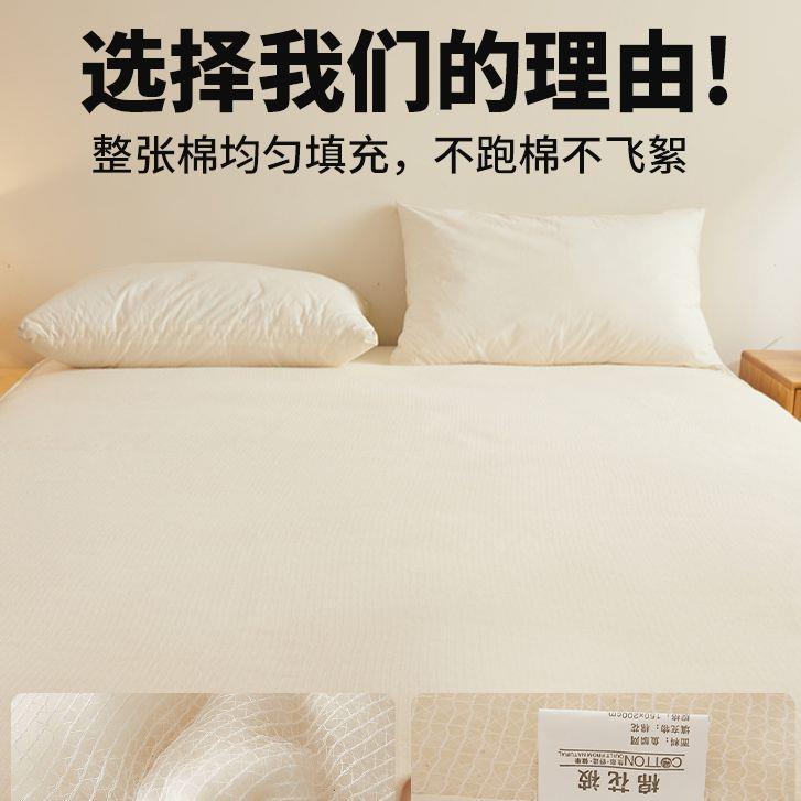 2025新款纯棉花褥子床垫软垫夏季棉絮垫被家用宿舍学生单人床褥垫