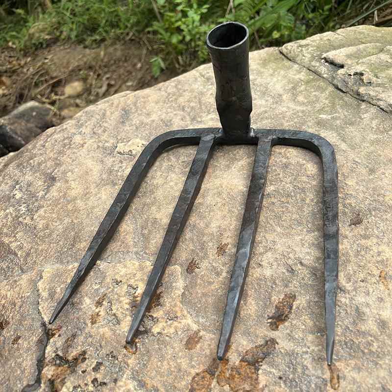 用开垦655园艺水泥铁种田锄齿搂钉耙草翻土四耙耙农农用耙子