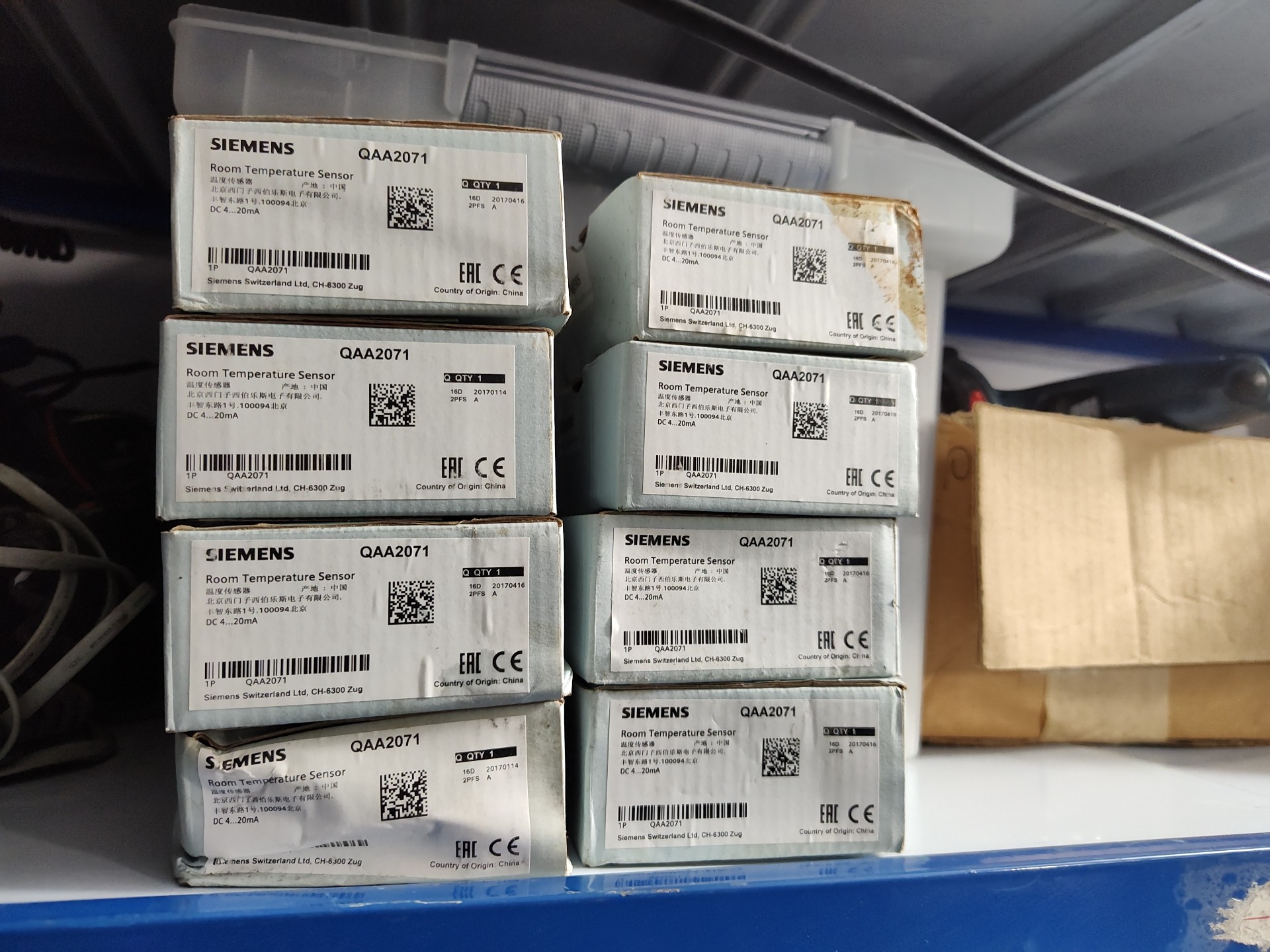 西门子QA2071温度传感器