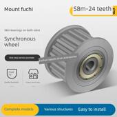 滚轮Htfw24S8M30 调整导向轮 同步滑轮S8M24两侧齿轴承 张紧轮