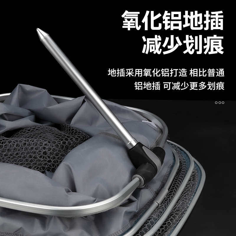 叮当鱼钓鱼小鱼护涂胶便携方型鱼护小号防挂渔护装鱼加厚速干网兜