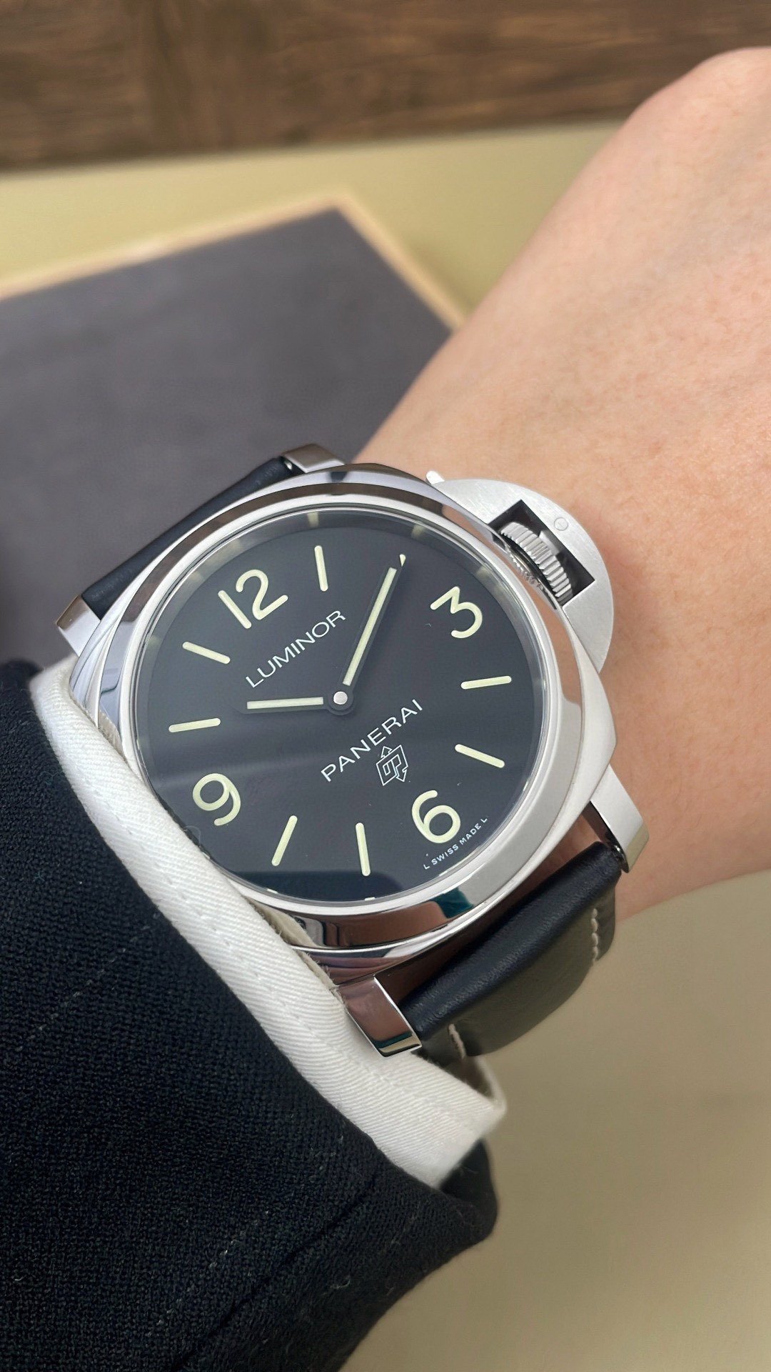 先鉴后发[9.8新]沛纳海庐米诺系列PAM00773手动机械手表男 表