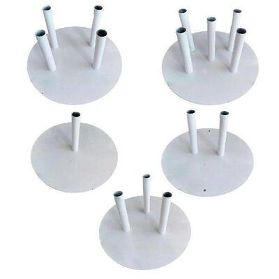Flower Pole Display Stand Base for Floral Arrangements in