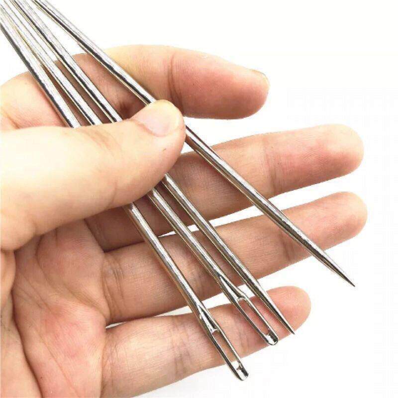 档案装订针账务大眼手工钉凭证针大孔穿线 线针手工圆头不锈钢大