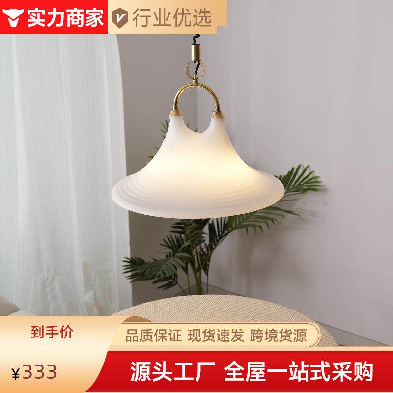 中山灯具叭餐厅吊灯中法式艺术餐桌吧创意个性艺术复古台喇古956