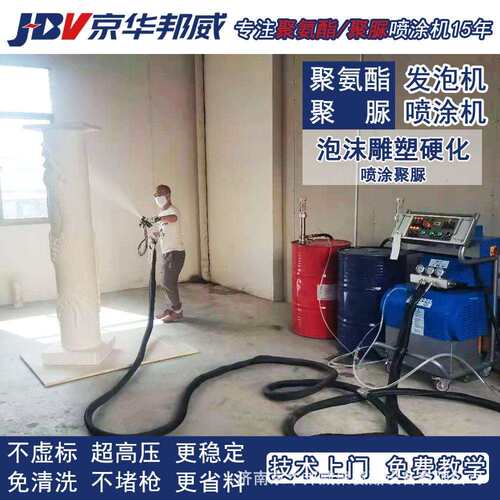聚喷涂AH3500L小型脲高压无气雕喷涂机泡沫雕塑刻舞机美罗马柱防