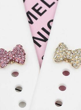 Metal Decorative Ring For Apple Watch Band Diamond Bow