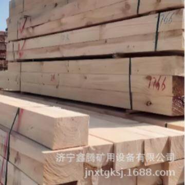 大同铁路浸油枕木煤矿铁轨道岔垫木煤矿用罐道木高压油浸枕木生产