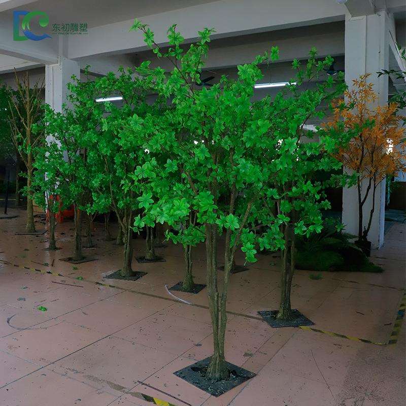 仿真吊钟树仿真绿植人造盆栽植物仿真植物造景摆件源头长家