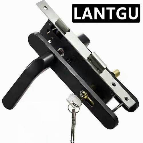 断桥铝门锁铝合金门锁平开门锁双面执手锁8535锁具8520/8525/8530