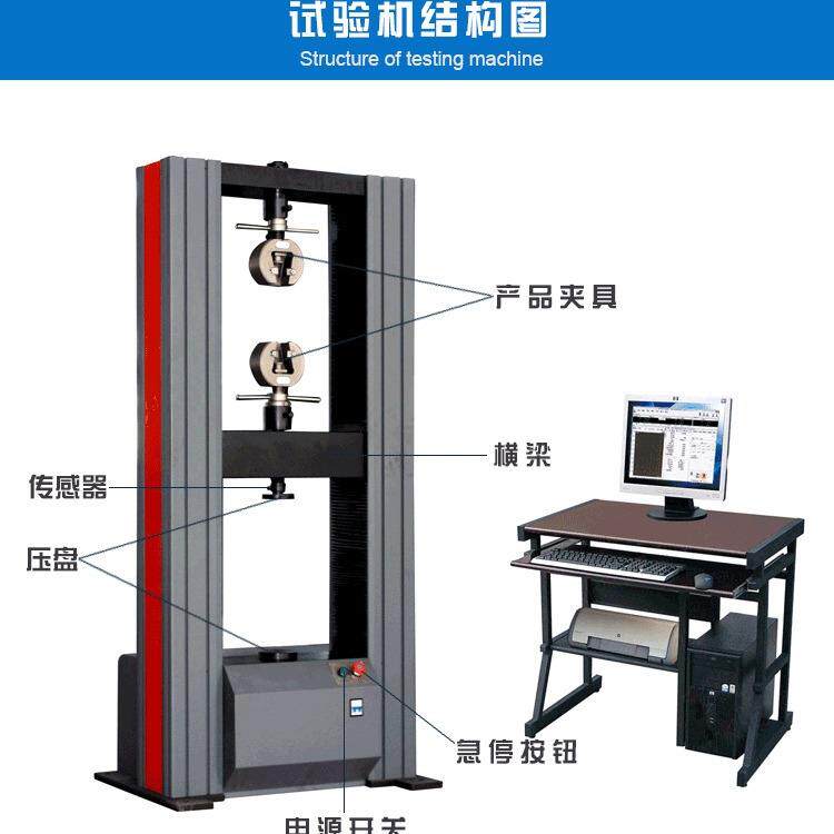 PET片材抗拉伸试验机 10KN塑料薄膜拉断力检验设备