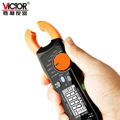 胜利仪器高精度小电流钳形表VICTOR6019A 6019C 0.001A 低通滤波