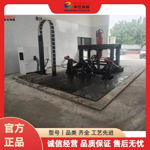 垂直式垃圾压缩站设备 双缸举升压头后翻垂直直压式垃圾中转站
