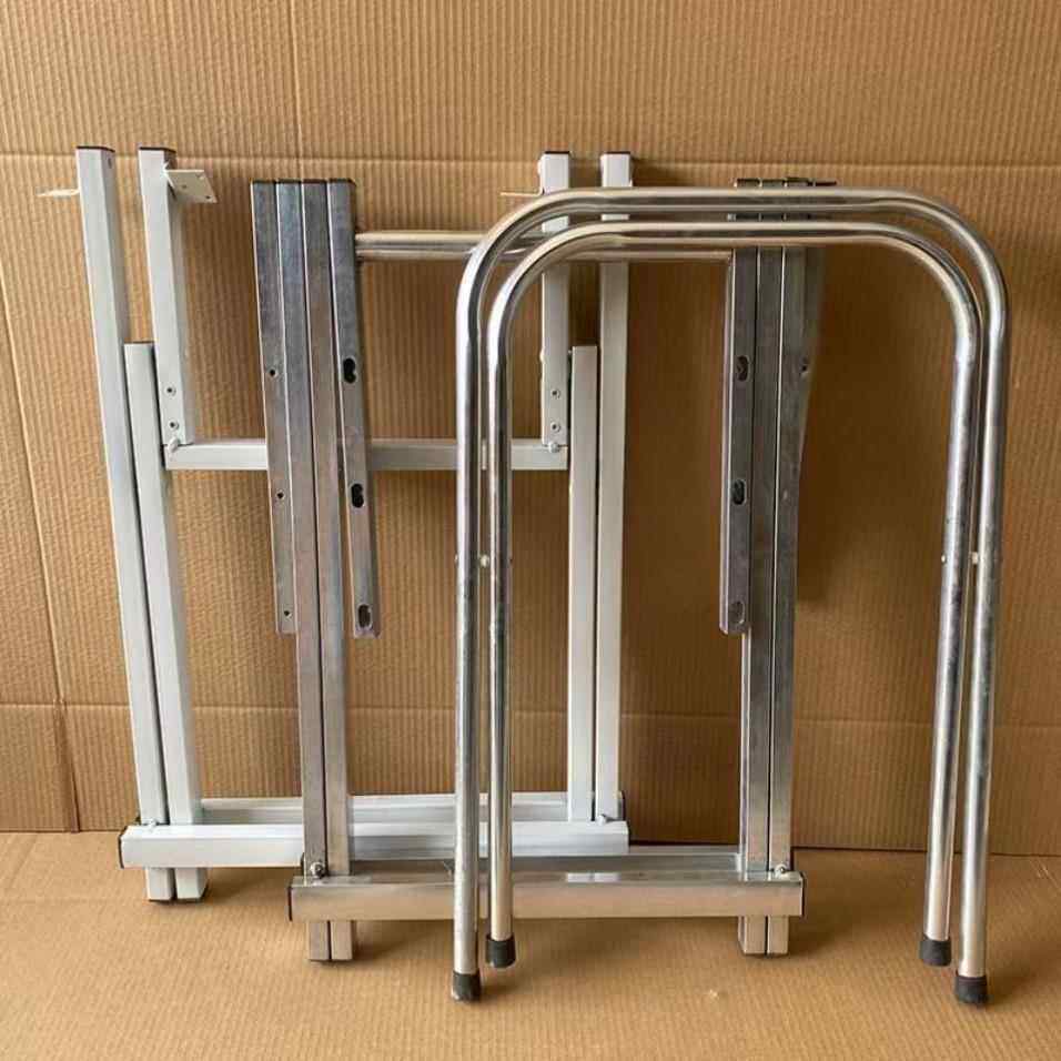 折叠桌架子配件餐桌办公床上学习桌W防滑腿支架实木腿地摊铁烤漆