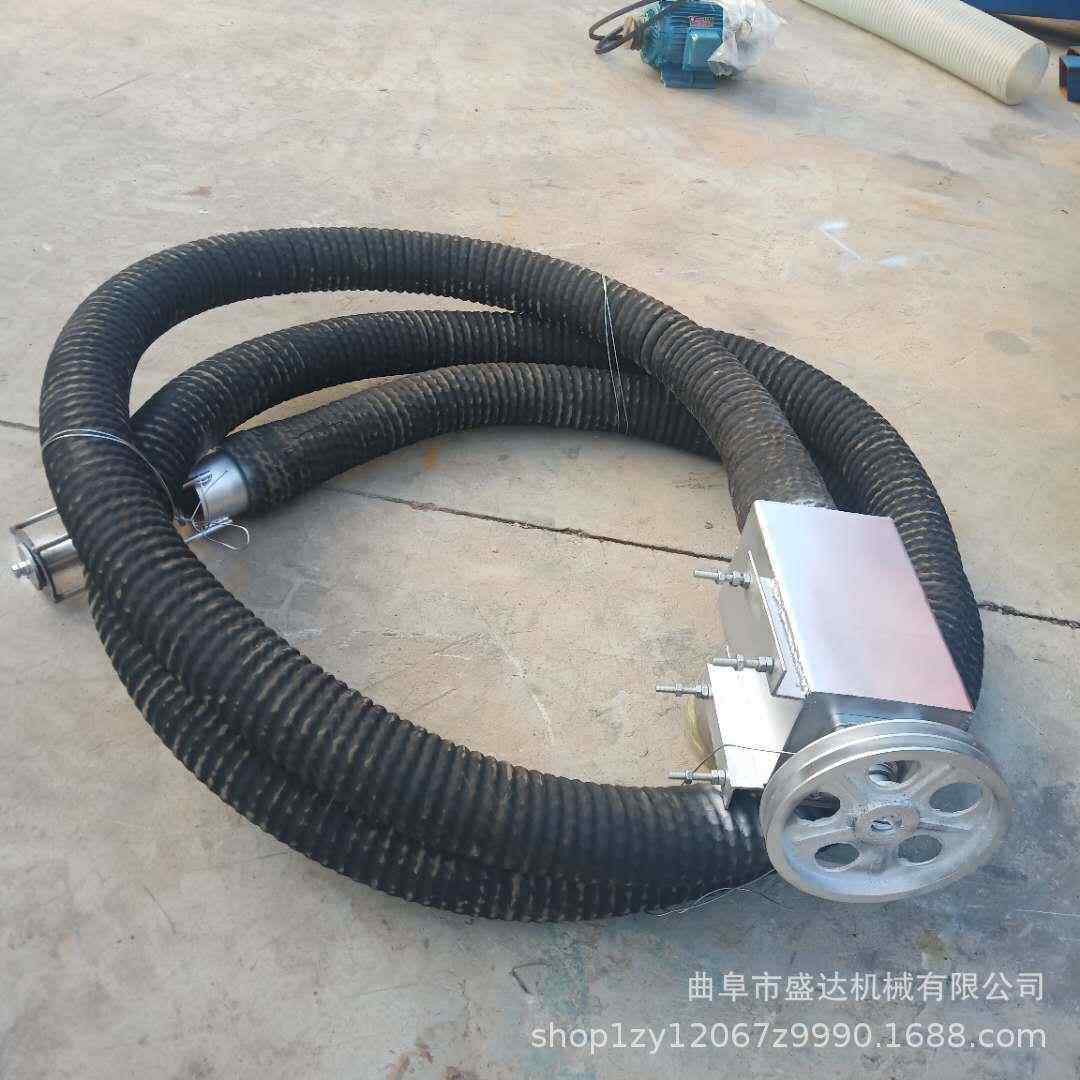 盛达自动进出料软管吸粮机 粮库粮仓便携式输送机水泥装车吸灰机