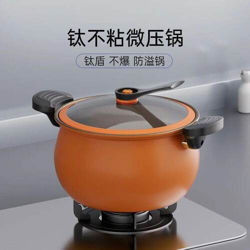 家用多功能锅胖墩墩大容量通用汤锅微压料理锅微压力锅煲汤锅zxh