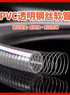 现代牌时代牌PVC透明钢丝管内径16mm/25mm/32mm/38mm/40mm-30kg
