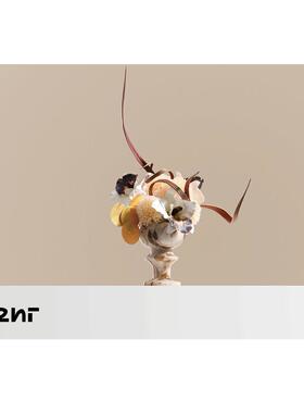 店花小雅奢大合理石创意花HDF236只艺组酒样板间卫生间摆件