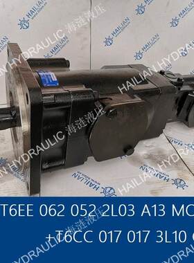 Pump T6EE 062 052 2L03 A13 MO J334+T6CC 017 017 3L10 C100泵